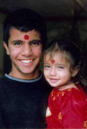 Kash and his sister, Lalita