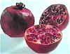 Red pomegranates