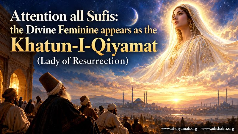 Attention all Sufis: the Divine Feminine appears as the Khatun-I-Qiyamat (Lady of Resurrection)