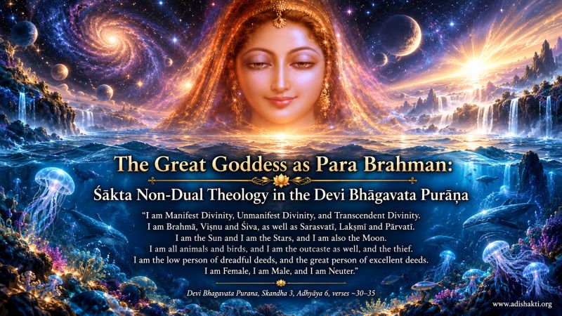 The Great Goddess as the Totality of Being