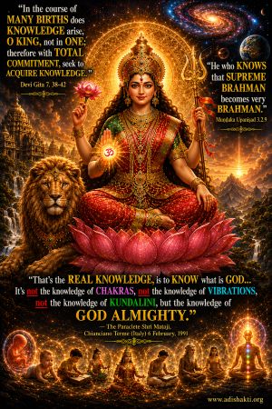 The Supremacy of Knowledge and the Realization of the Goddess