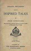 Swami Vivekananda, Inspired Talks, My Master and Other Writings