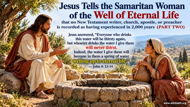 Jesus Tells the Samaritan Woman of the Well of Eternal Life — Part Two