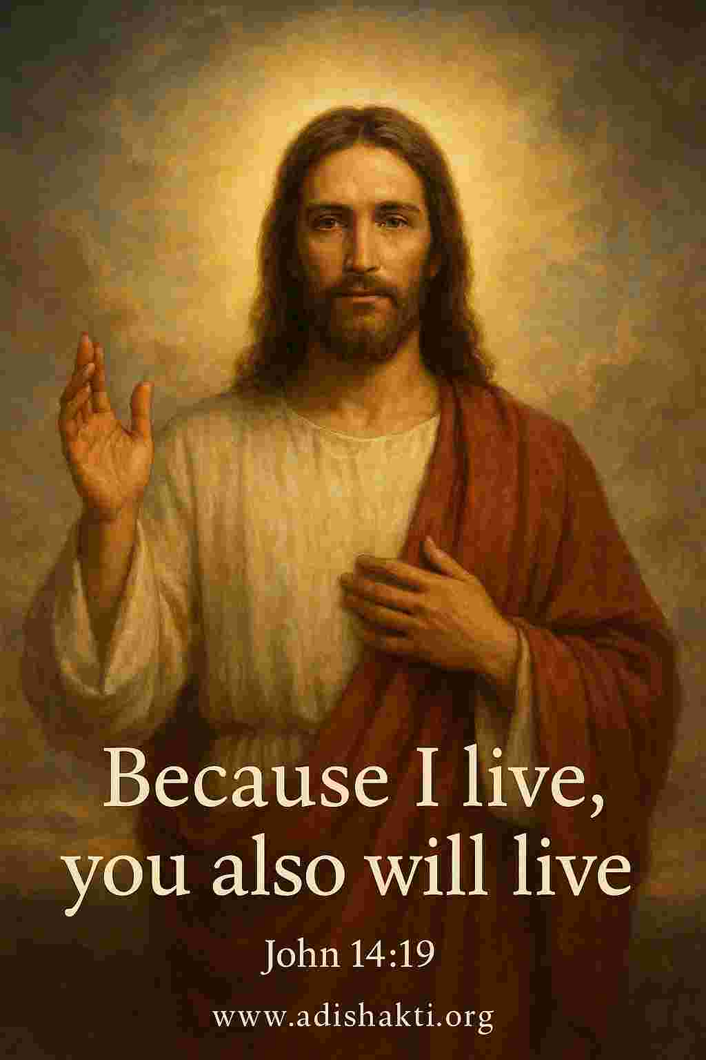 “Because I live, you also will live” (John 14:19)