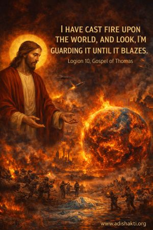 Jesus: I have cast fire upon the world