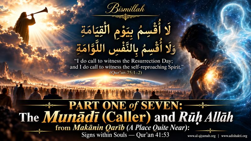 Shri Mataji as the Munādī, the Caller who announces An-Naba—the Great News of Resurrection—and the Baptism of Allah (SWT).