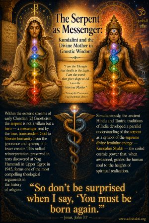 The Serpent as Messenger: Kundalini and the Divine Mother in Gnostic Wisdom