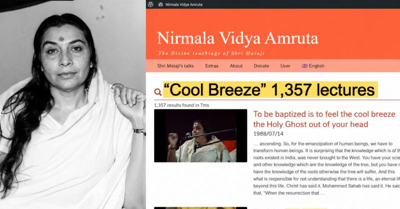 Shri Mataji and Nirmala Vidya Amruta search results for Cool Breeze showing 1,357 results