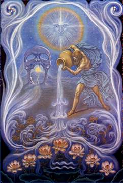 Man with Pitcher of Water, the symbol of the Age of Aquarius