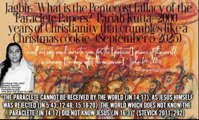 Jagbir: What is the Pentecost Fallacy