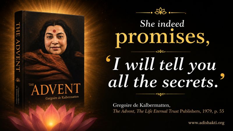 Shri Mataji:&nbsp;I&nbsp;will tell you all the secrets