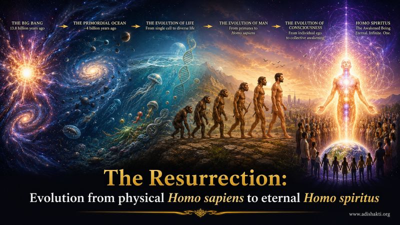 The Resurrection:&nbsp;Evolution into Homo Spiritus